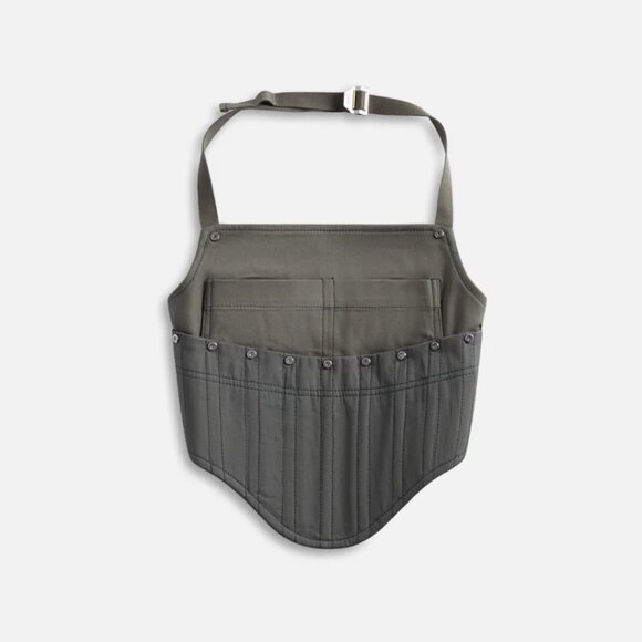 NWT Dion Lee Wrench Denim Corset Pocket Allover Paneling Rivet Detailing Sz 0 - Picture 1 of 8